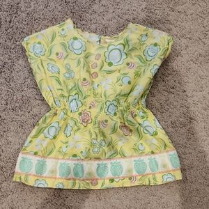 Matilda Jane Yellow and Green Floral Kids Top